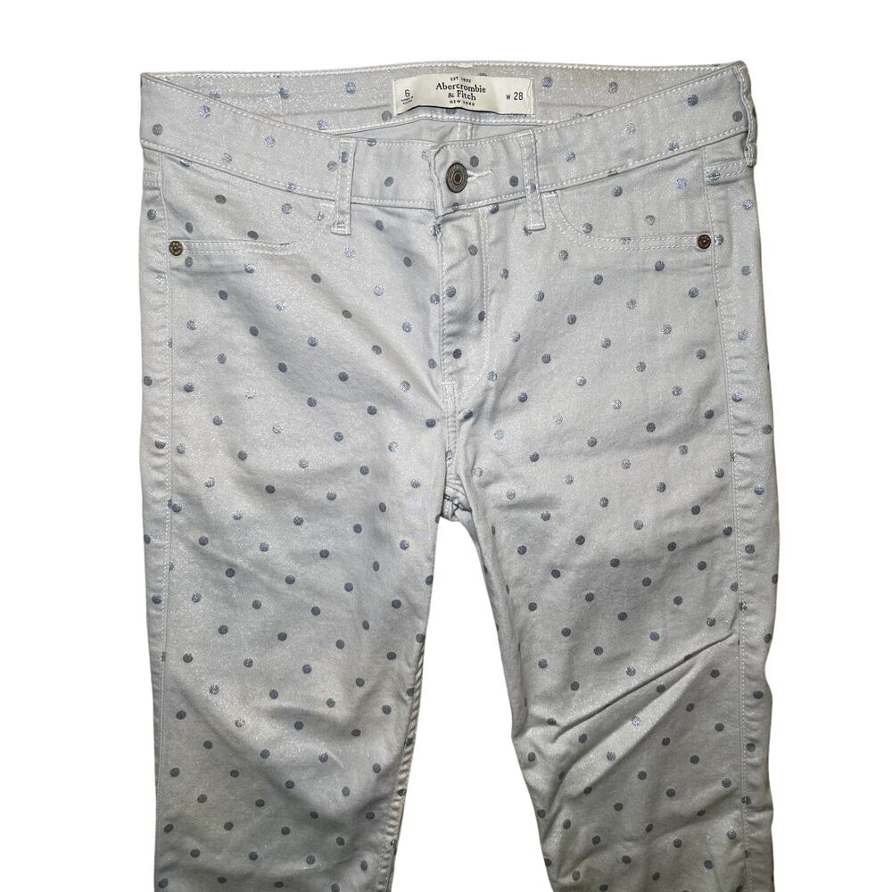 Abercrombie & Fitch - Size 6 - Sparkly Polkadot Jeggings